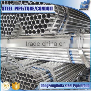 ASTM A53 Pre galvanized welded 40mm 6000mm steel pipe