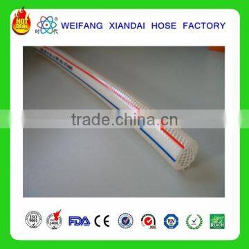 2016 flexible pvc fiber high intensity polyseter reinforced hose