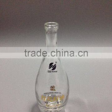 Clear Mini Recycled Wine Glass Bottle 100ml With Aluminum Cap Wholesale