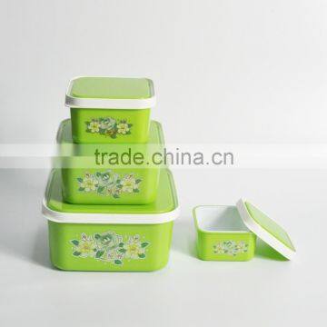4 Pieces Food Grade pp Plastic Storage Container photo-3