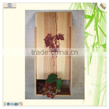 Two Rooms Silk Printing Red Pattern Wine Case Box photo-5