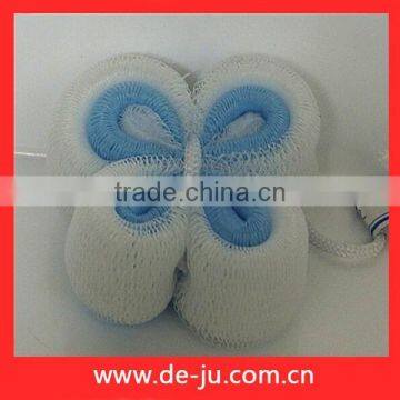 PE Mesh White Blue Butterfly Ball Bath Flower photo-2