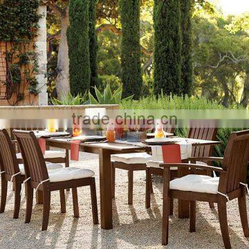 Teak Wood Table Chair Designs Malaysian Wood Dining Table Sets With Umbrella photo-3