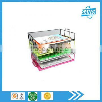 2016 Metal Mesh Stationery Office Document Tray