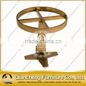 Hotel Project Wedding Event Using Round Marble Rose Golden Side Table photo-6