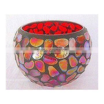 Crackle Wedding Centerpieces Candle Holder