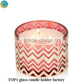 Glass Candle Holder Tealight Candlestick Party Decoration photo-4