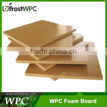 Factory price High quality waterproof WPC plate / WPC foam board/ pvc foam board for bathroom