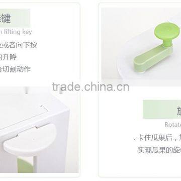 Tri-blade Plastic Spiral Vegetable Slicer Cutter and Peeler photo-6