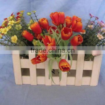 decorative wooden flower pots,wooden crate wholesale