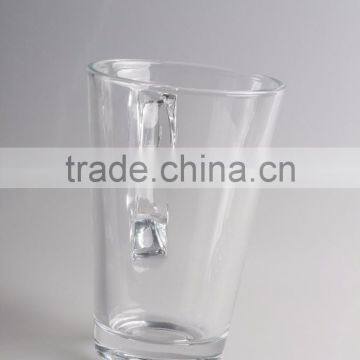 Custom Logo Printed Clear Cheap 16oz Glass Coffee Mugs Wholesale photo-3