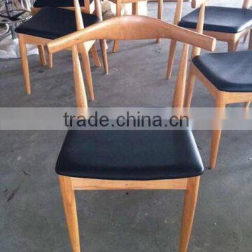 Elbow wood chair, Wenger design wood dining chair MX-6258