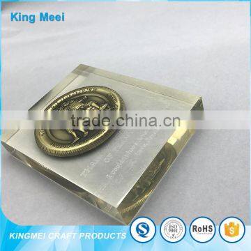 New Fashion Custom Acrylic Acrylic Paperweight Acrylic Coin photo-3