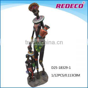 Resin african statue