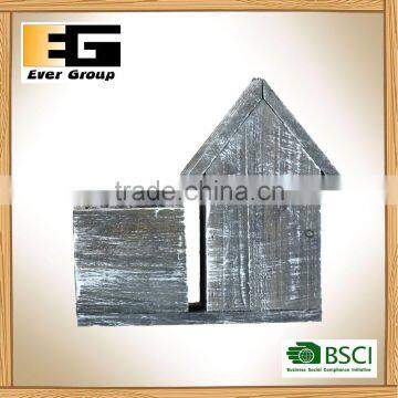 Bird House Wooden Planter Boxes Artificial Planter photo-3