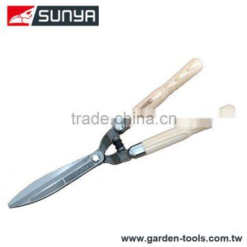 Drop forged wood handle hedge shears tools