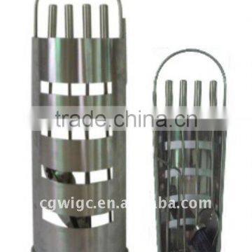 nickel coating fireplace tools