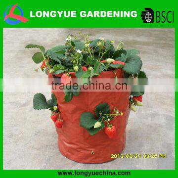 Cheap environmental handled plastic plant grower bags