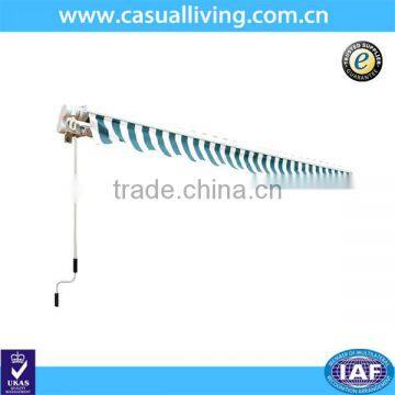 10' x 8' Patio Manual Retractable Sun Shade Awning photo-3