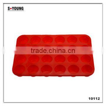 10112 24pcs CUPS Shape Silicone Cake Mold