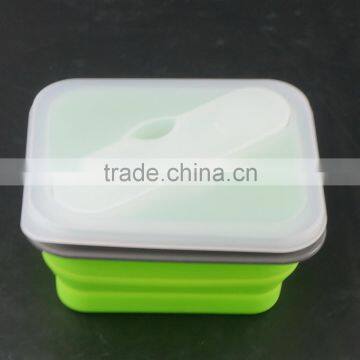 16130 Collapsible Silicone Kids Food Storage Box photo-5