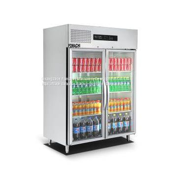 Upright Refrigerator Double Dood Stainless Steel Body Upright Refrigerator FMX-BC362B