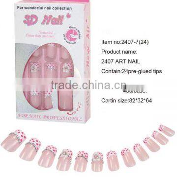 Fake 3DF designs led exhaust rhinestone upho nail art tips