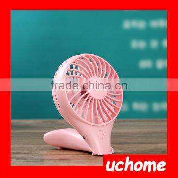 UCHOME Summer Popular Mini Usb Handheld Fold Fan, Electric Rechargeable Fan For Who Plastic Mini Hand Fan Led Handheld Mini Fans photo-3