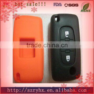 Peugeot auto motive car keys silicone key shells