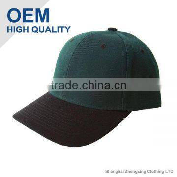 blackish green baseball caps with black visor OEM