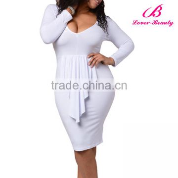 wholesale fat women four color big size dresses