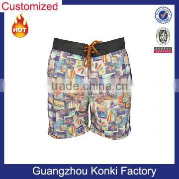 cheap nylon spandex custom wholesale men crossfit shorts