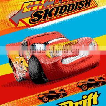 Popart design fleece blanket skiddish racing car throw blanket