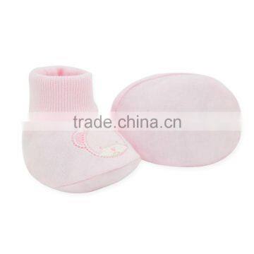 Wholesale Baby Product Lovely Beer Embroidered Organic Cotton Fancy Baby Sock photo-2