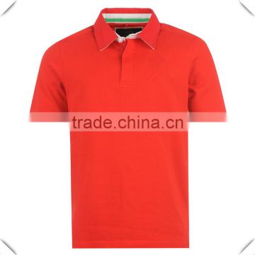 custom man's stylish 100% microfiber durable cotton spandex Team Rugby Short Sleeve Classic Polo Shirt wholesale