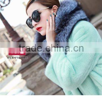 2016 Sliver Fox Fur Whole Skin Luxury Wedding Genuine Real Whole Skin Fox Fur Neck Ring Shawls Winter Women Fur Scarves Pashmina photo-4