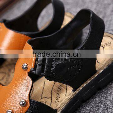 S17469A Fashion Leather Children Boy Sandals Shoes photo-5