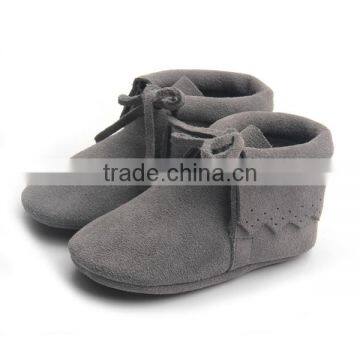 Wholesale Genuine Leather Warm Fancy Baby Boots photo-3