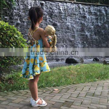 ShiJ 2016 New Design Brand Lemon Girls Dresses Kids Frock Designs photo-6