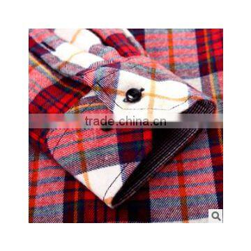 2015 Custom Plaid Flannel Casual Shirt For Men photo-3