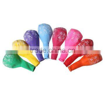 Latex Balloons Party Decoration Round At Random Message Pattern photo-3