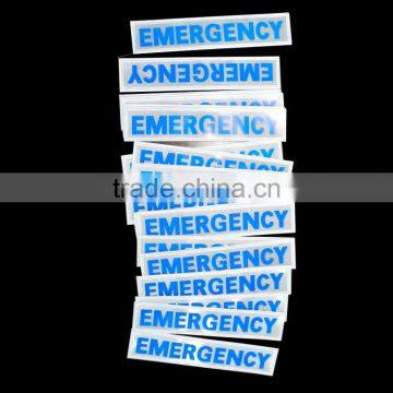 hi Vis Silver Reflective Patch Letter for Clothing Customize Pvc Reflective Label/patch/tag photo-3