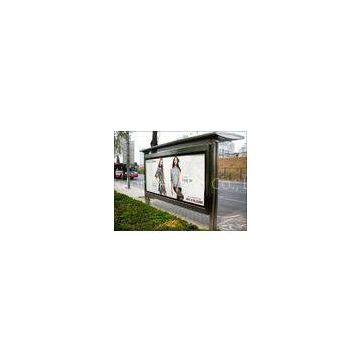 Outdoor Custom Photo Paper Backlit Film Bus stop Shelter billboard free Advertising