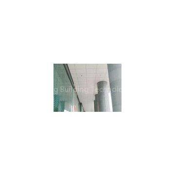 Railway Station Perforated Lay In Ceiling Tiles Square With Aluminum , 350mm * 350mm