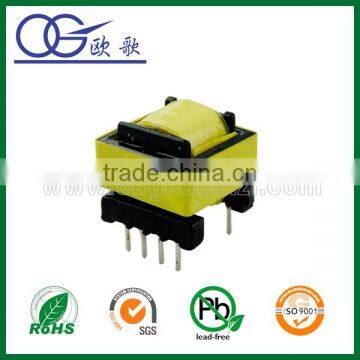 EE13 horizontal power transformer pin4+4 ,24V 12V 5V silica gel for transformer