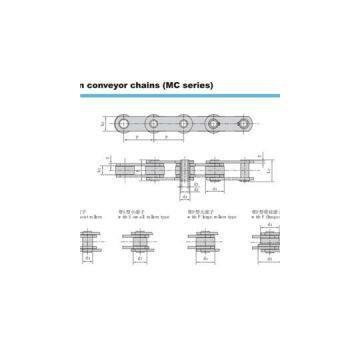 MC Series Hollow Pin Conveyor Chains