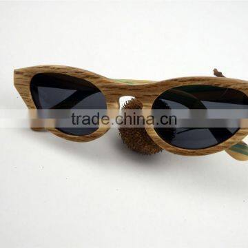 custom high quality oak wood sunglasses natural wooden sunglasses bamboo colorful lenses sunglasses ld2107s