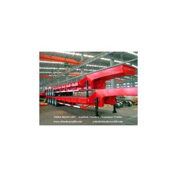 4 CHINA HEAVY LIFT - Lowbed Trailer / Lowboy Trailer / Flatbed Container Trailer - CHINA HEAVY LIFT