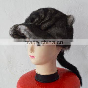 SJ930-01 World Wide Popular Winter Woman Cap Tiger Pattern Hats