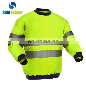 Comfortable and Soft Reflective Safety Unisex Pullover Sweater